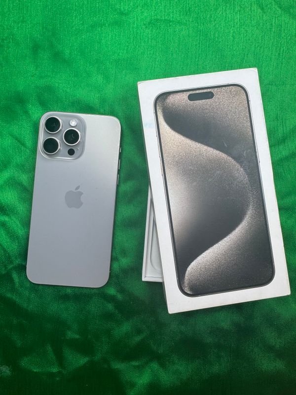 iPhone 15 ProMax 256Gb Titanium Akk: 98% Kelwamiz iPhone 15 ProMax 256Gb Titanium Akk: 98% Kelwamiz
