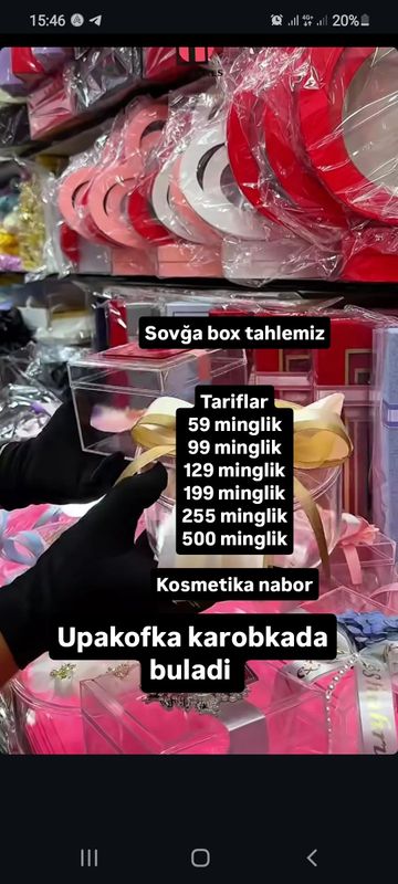 Sovğa box taxlemiz