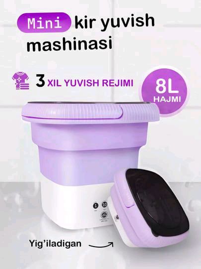 minni kir yuvish mashinasi