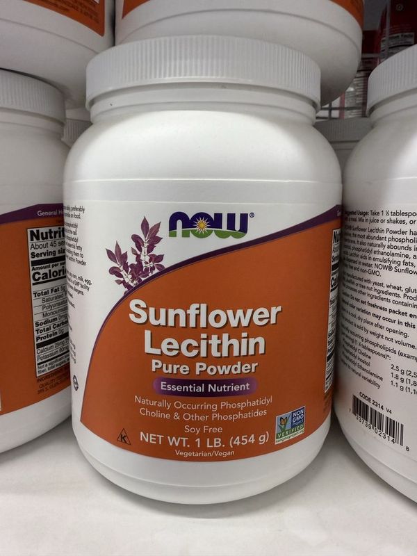 Now Sunflower Lecithin 454gramm Now Sunflower Lecithin 454gramm