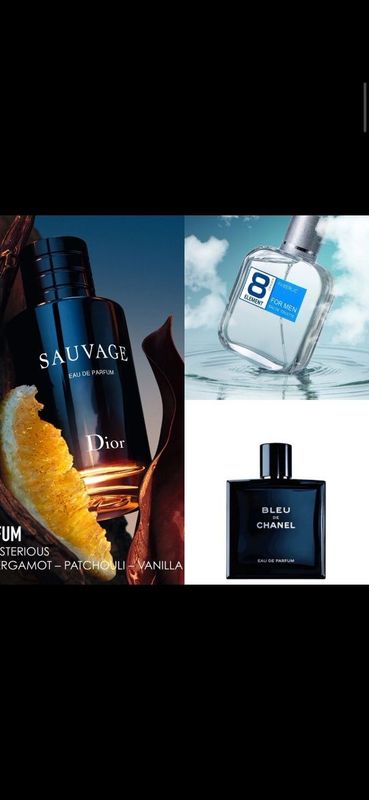 Blue Chanel,Dior Sauvage,Vosmoy Element