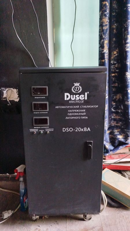 Dusel 20 kv stabilizator 6 oy ishlatilgan Dusel 20 kv stabilizator 6 oy ishlatilgan
