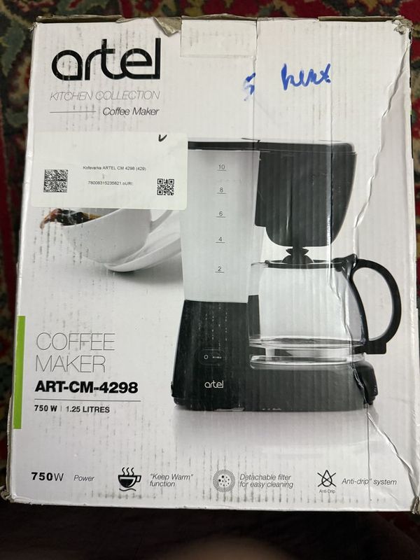 Кофеварка капельная Artel ART-CM-4298 Кофеварка капельная Artel ART-CM-4298