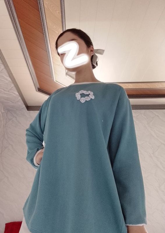 Ovesize uslubdagi hudi boyi 70sm