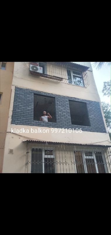 Balkonga g'isht teramiz Balkonga g'isht teramiz