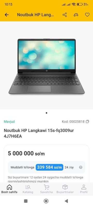 Nootbook sotiladi Nootbook sotiladi