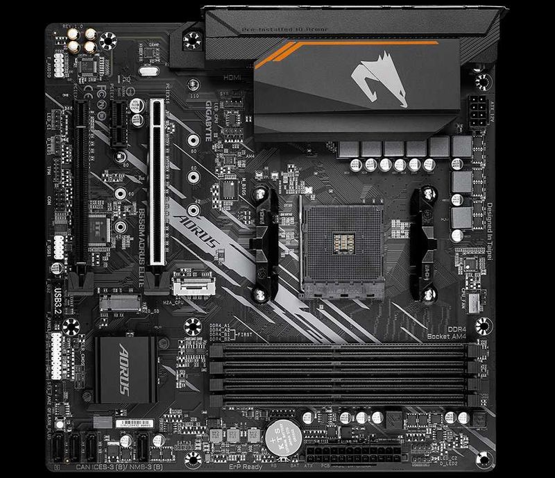 Мощный комплект AMD b550+Ryzen 3700x+32Gb