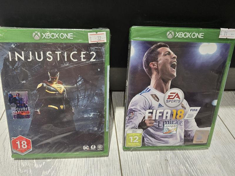 Injustice 2, fifa 18 xbox one Injustice 2, fifa 18 xbox one