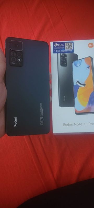 Xiaomi Redmi Note 11 Pro 6/64Gb Black Igravoy Karobka Holati Ideal Zor Xiaomi Redmi Note 11 Pro 6/64Gb Black Igravoy Karobka Holati Ideal Zor