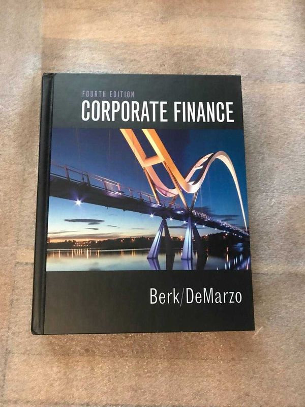 Corporate Finance Berk/DeMarzo Корпоративные Финансы