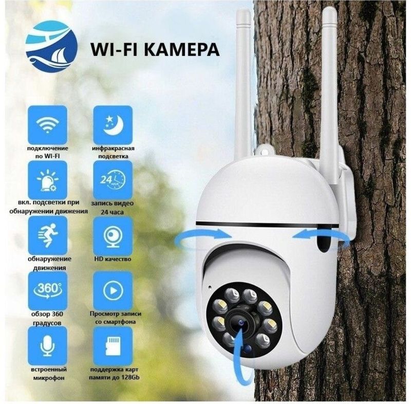 Aqqli Wi-Fi video kuzatuv kamerasi - full hd kamera Aqqli Wi-Fi video kuzatuv kamerasi - full hd kamera