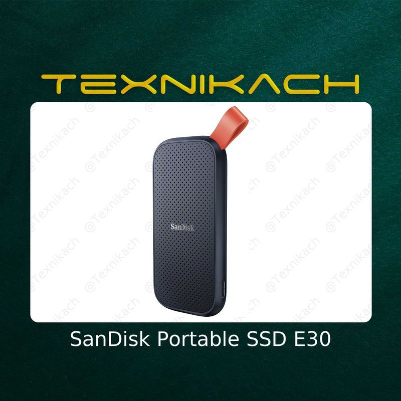 SanDisk Portable SSD E30 Доставка бесплатно SanDisk Portable SSD E30 Доставка бесплатно