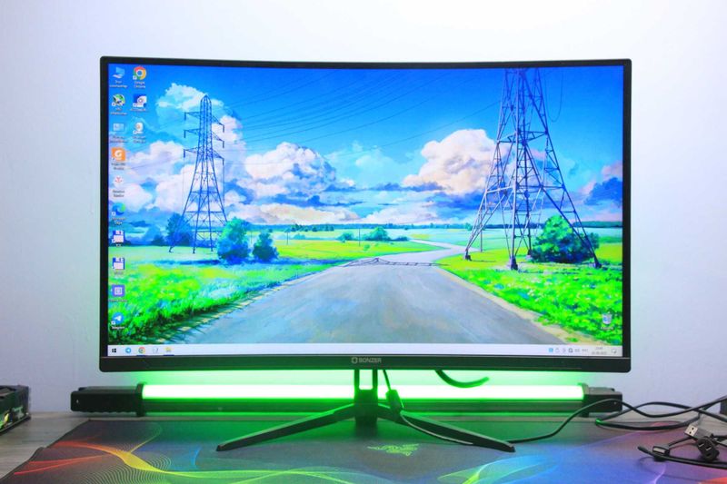 Bonzer 27 180hz Curved RGB monitor sotiladi