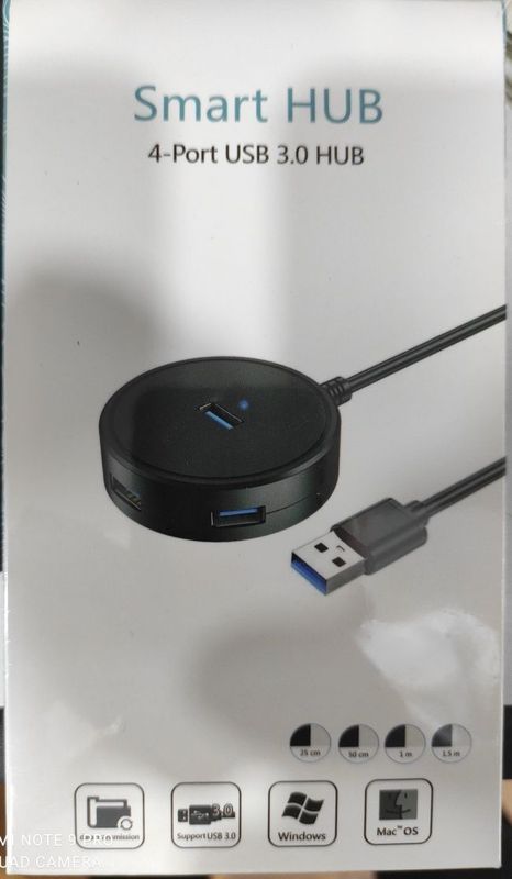 Type - c hub, usb 3.0 / 4 port, кабель 1,20 Type - c hub, usb 3.0 / 4 port, кабель 1,20