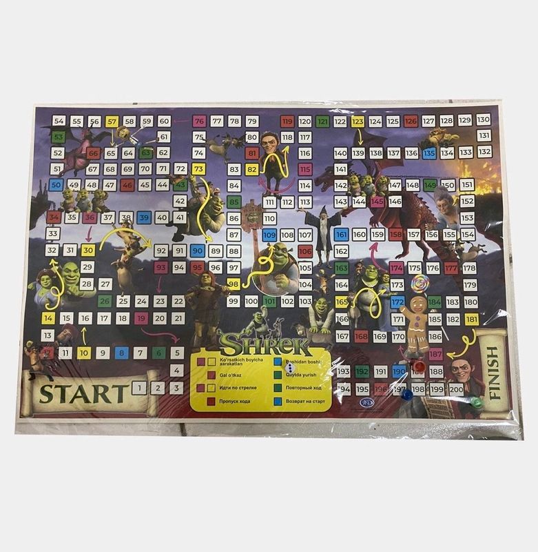 Игра Настольная,двусторонняя- 3 игрока и кубик Игра Настольная,двусторонняя- 3 игрока и кубик