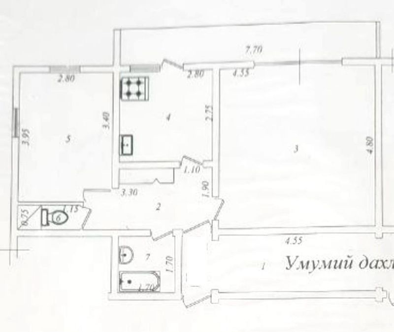 Срочно Продается Квартира 2/4/9 65м2 на Ул. Саид Барака / Эфенди