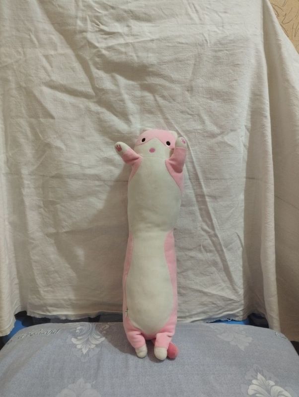 Мягкие игрушки кот панда зайка