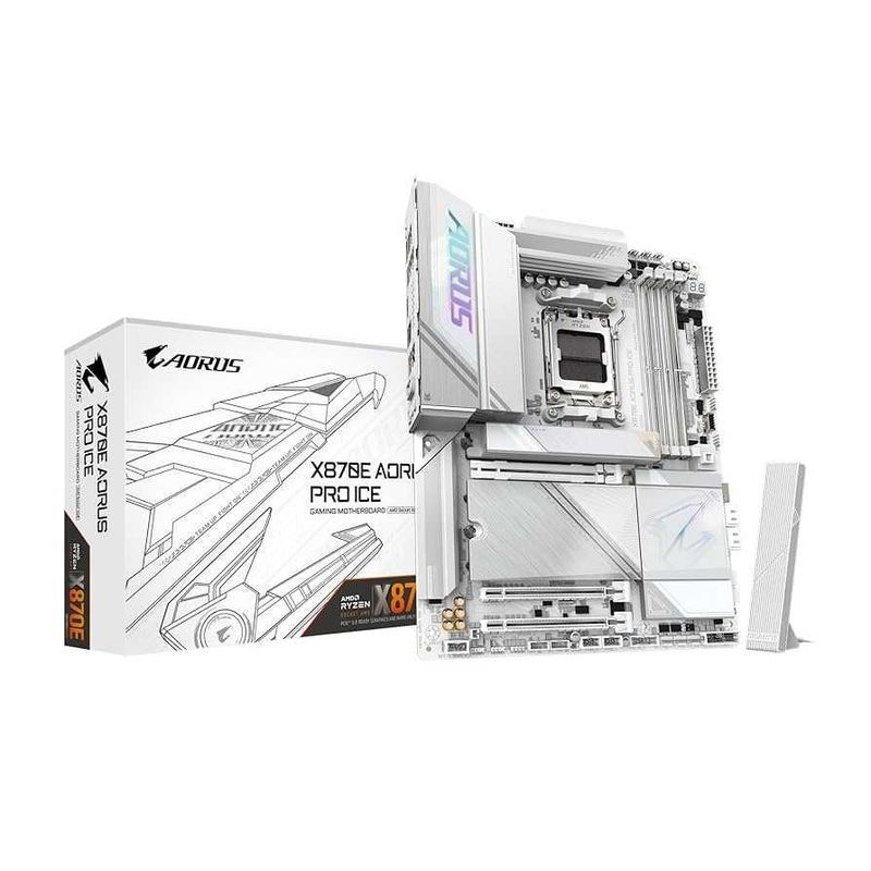 Материнская плата GIGABYTE X870E AORUS PRO ICE Материнская плата GIGABYTE X870E AORUS PRO ICE