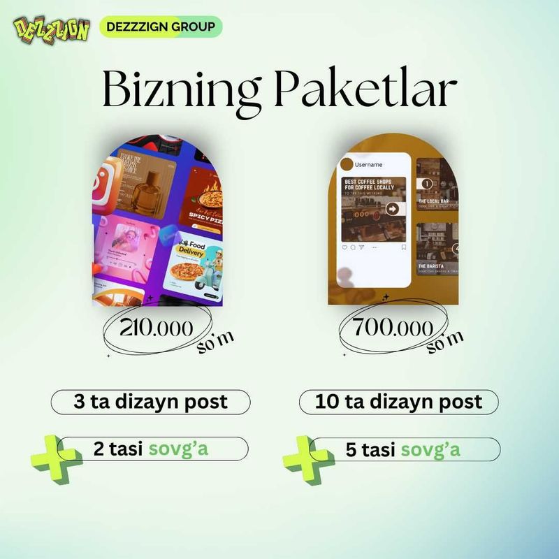 Grafik Dizayner | Branding | SMM Post dizayni | Prezentatsiya dizayn.