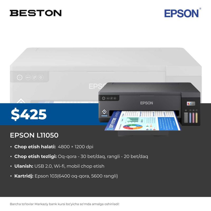 Printer Epson L11050 Printer Epson L11050