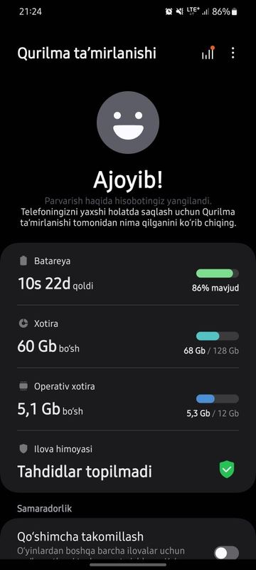 Samsung s20 faqat abmen