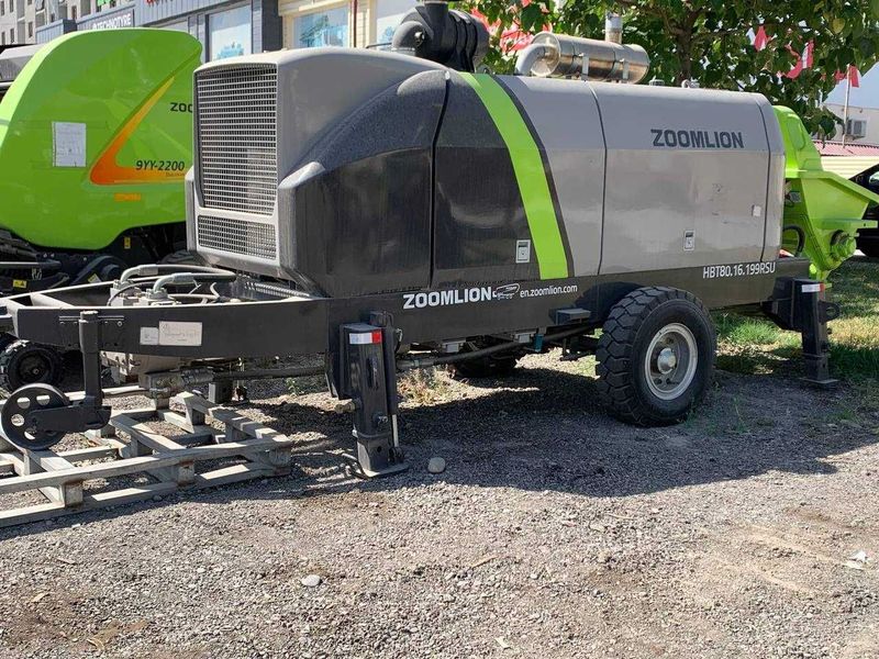 Стационарный бетон насос ZOOMLION HBT80 80 м3 Стационарный бетон насос ZOOMLION HBT80 80 м3