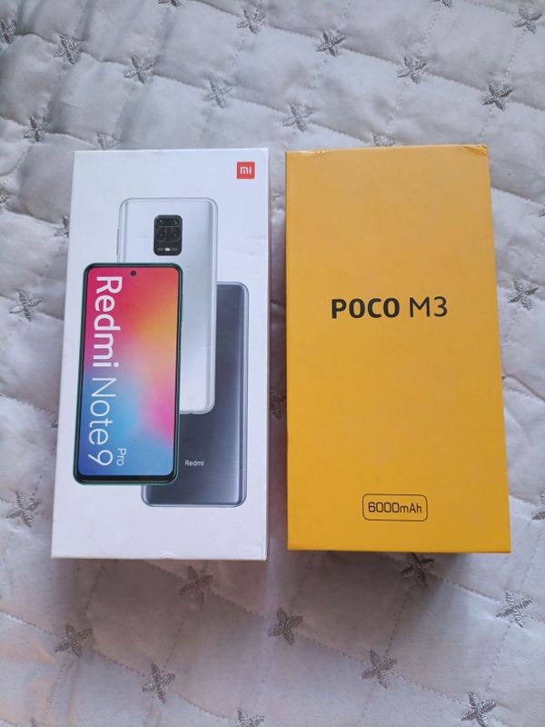 Коробка от redmi note 9 pro , poco M3 Коробка от redmi note 9 pro , poco M3