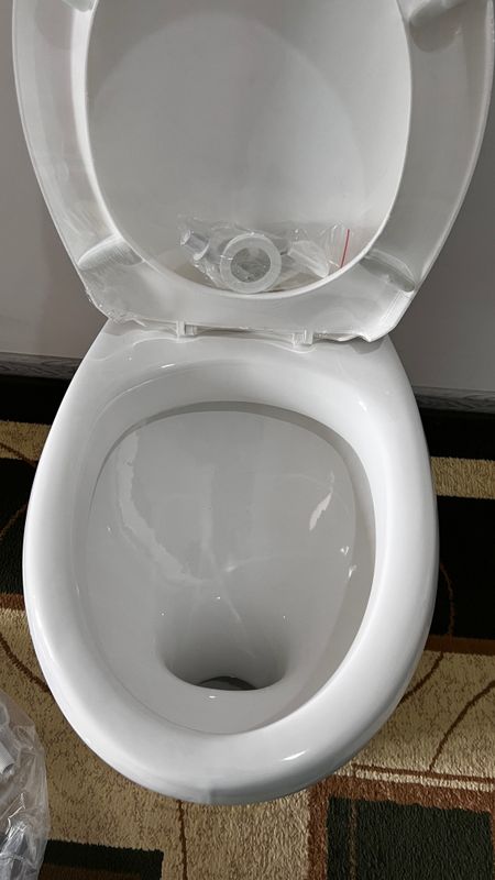 Унитаз от застройщика
