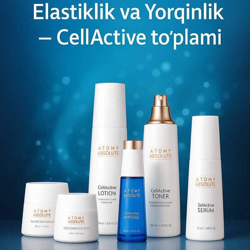 Teringizga Elastiklik va Yorqinlik – CellActive to'plami Teringizga Elastiklik va Yorqinlik – CellActive to'plami