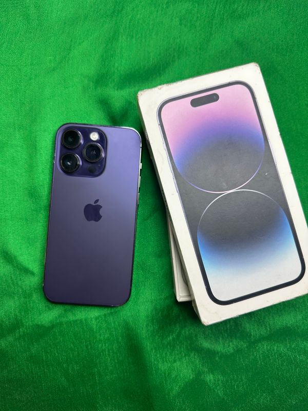 iPhone 14 Pro 256gb Pruple Akk: 86% Kelwamiz iPhone 14 Pro 256gb Pruple Akk: 86% Kelwamiz