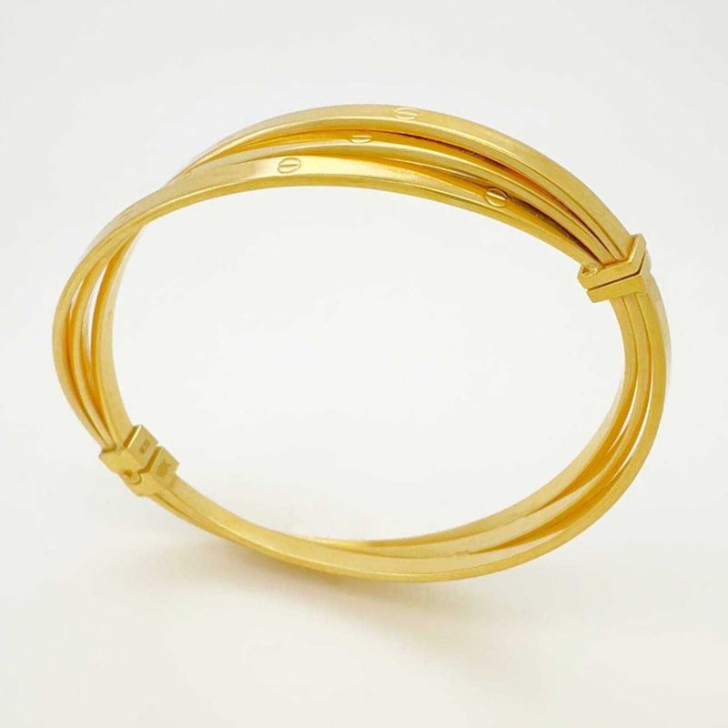 Золотой браслет в стиле CARTIER 750 пробы Золотой браслет в стиле CARTIER 750 пробы