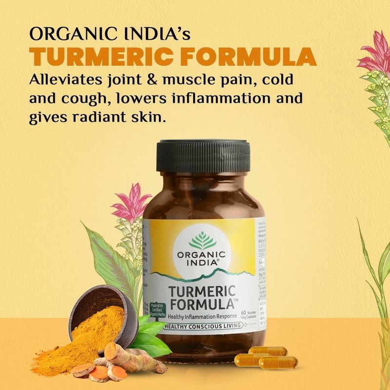 Turmeric (Куркума) в капсулах от Organic India 60 кап.