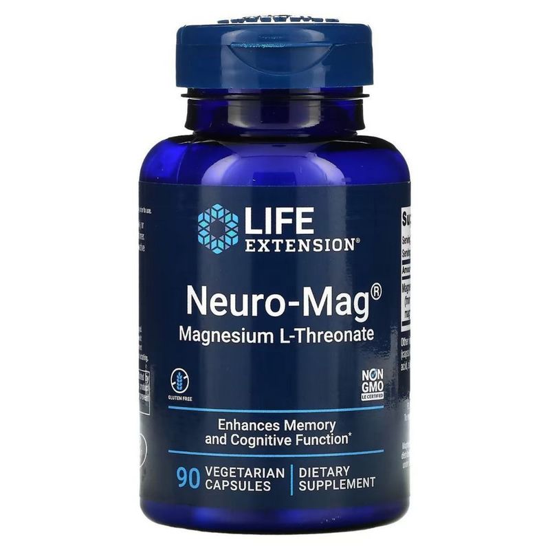 L- Треонат магния, Life Extension, Neuro-Mag, Magnesium L-Threonate