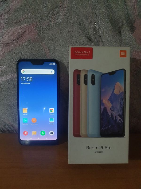 Продам Redmi 6 pro 3. 32gb