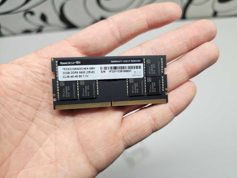 ПРОДАМ 32GB DDR5 5600Mhz TEAMGROUP Elite SODIMM / Оперативная Память.