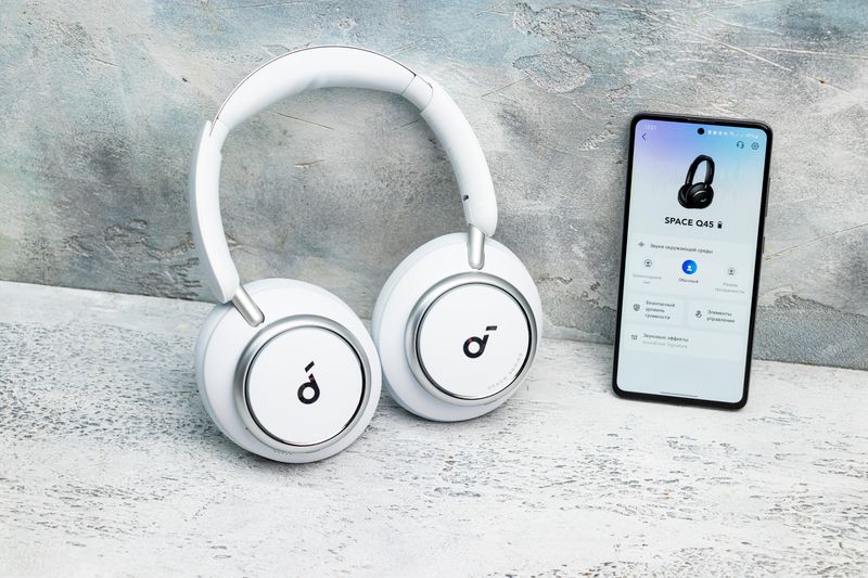 soundcore Space Q45 — лушчие беспроводные наушники soundcore Space Q45 — лушчие беспроводные наушники