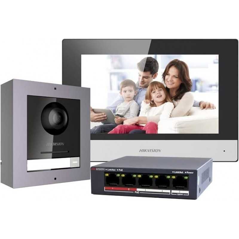 Damafon Hikvision DS-KIS602-P | Комплект IP-видеодомофона Hikvision Damafon Hikvision DS-KIS602-P | Комплект IP-видеодомофона Hikvision