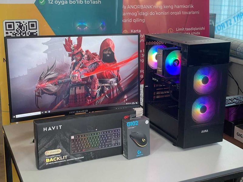 от 704 000 сум / рассрочка: Бюджетная игровая сборка i5-10400F+RX580 от 704 000 сум / рассрочка: Бюджетная игровая сборка i5-10400F+RX580