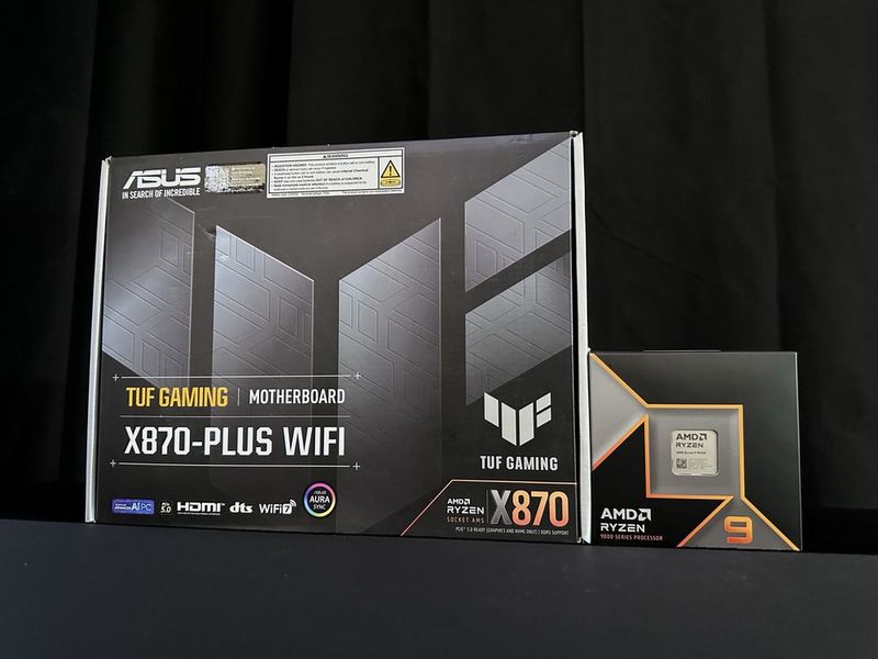 AMD RYZEN 9 9950X New + Asus TUF Gaming X870-PLUS WiFi | Full AMD RYZEN 9 9950X New + Asus TUF Gaming X870-PLUS WiFi | Full