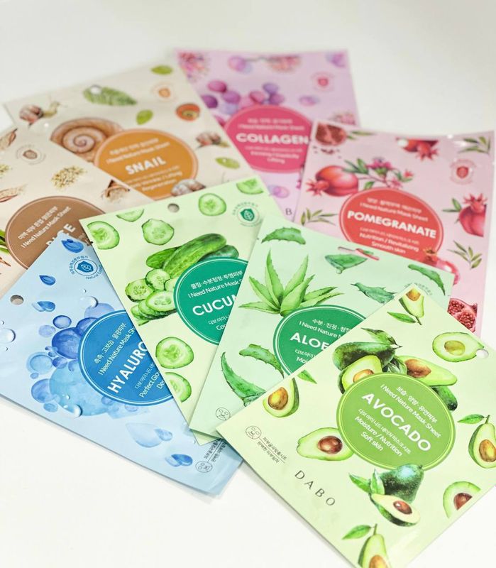 Тканевые маски для лица Dabo I Need Nature Mask Sheet Тканевые маски для лица Dabo I Need Nature Mask Sheet