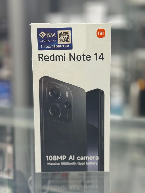 Redmi note 14 8/128 Black, Blue, Green, Purple