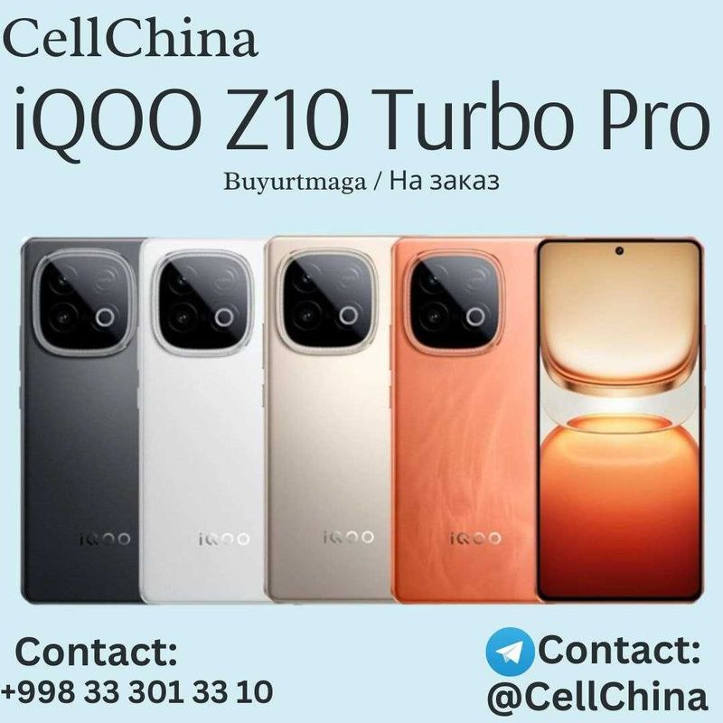 iQOO Z10 Turbo Pro ( Buyurtmaga / На заказ ) iQOO Z10 Turbo Pro ( Buyurtmaga / На заказ )