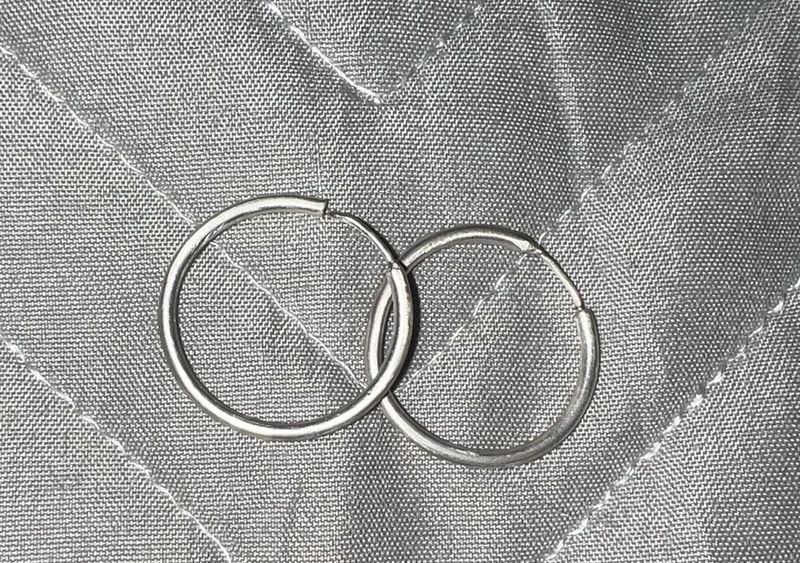 Серебряные сережки конго Серебряные сережки конго