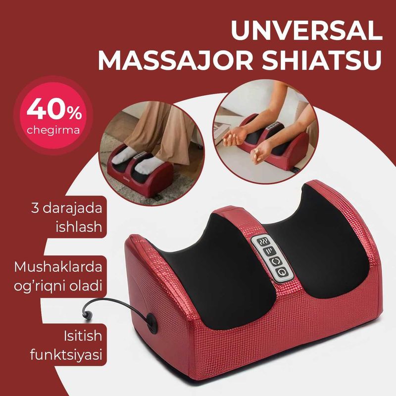 Shiatsu Universial oyoq massajeri