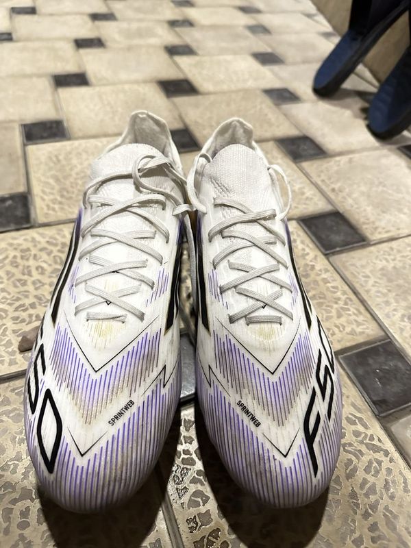 adidas F50 Elite Firm Ground Boots - White adidas F50 Elite Firm Ground Boots - White