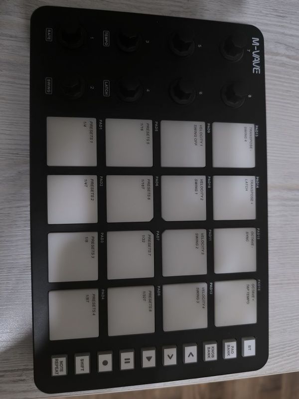 Беспроводной MIDI-контроллер M-VAVE SMC-PAD