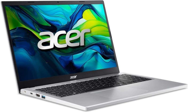 acer Aspire Go 15.6 FHD IPS Slim i3-N305/8GB/128GB SSD Silver Rus/Eng