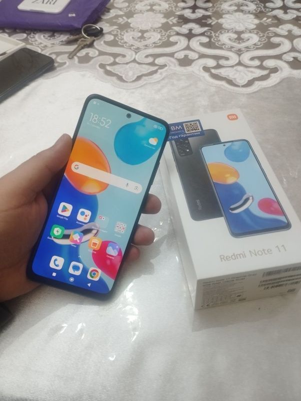 Redmi Note 11 6/128 tali xolati tinniq