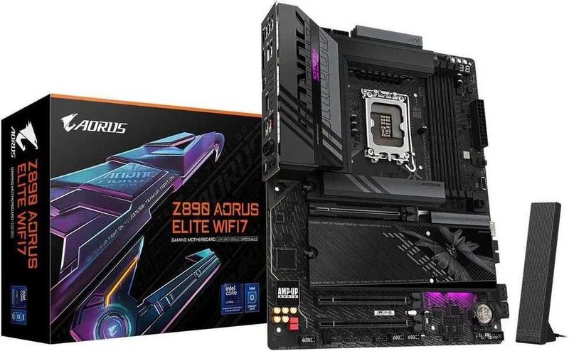 Материнская плата GIGABYTE Z890 AORUS ELITE WIFI7 Материнская плата GIGABYTE Z890 AORUS ELITE WIFI7