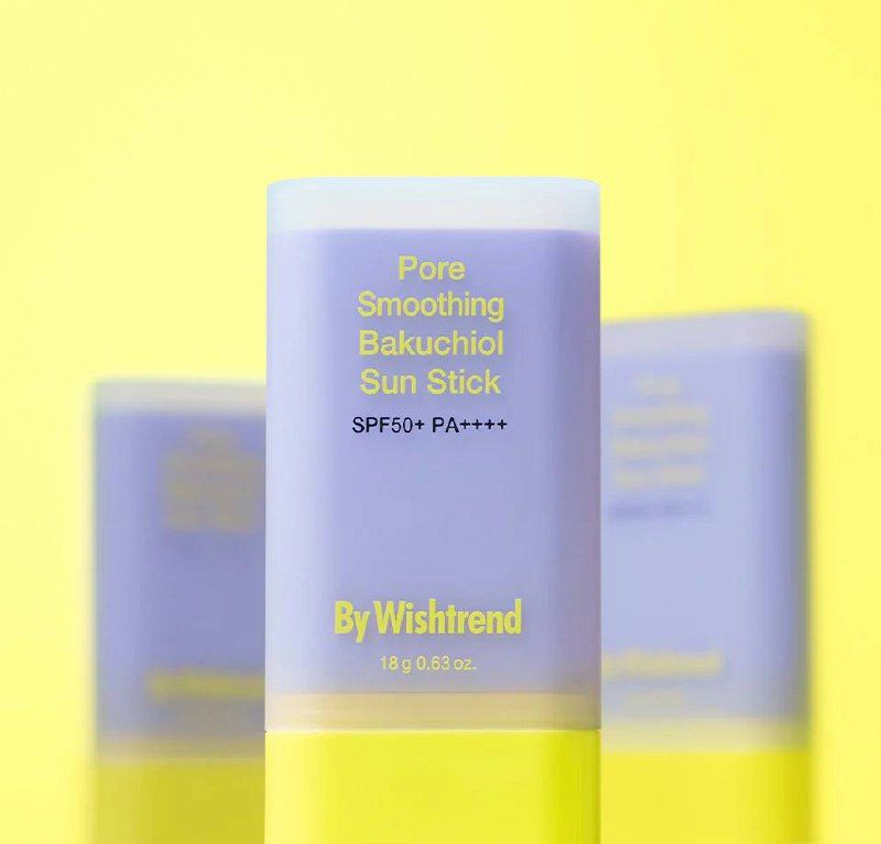 Солнцезащитный стик By Wishtrend Pore Smoothing Bakuchiol Sun Stick SPF50+ PA++++, 18 г